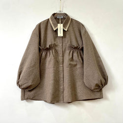Image of Eclemix Top Yumana | Atasan Wanita Kemeja Daily Basic Saku Loose