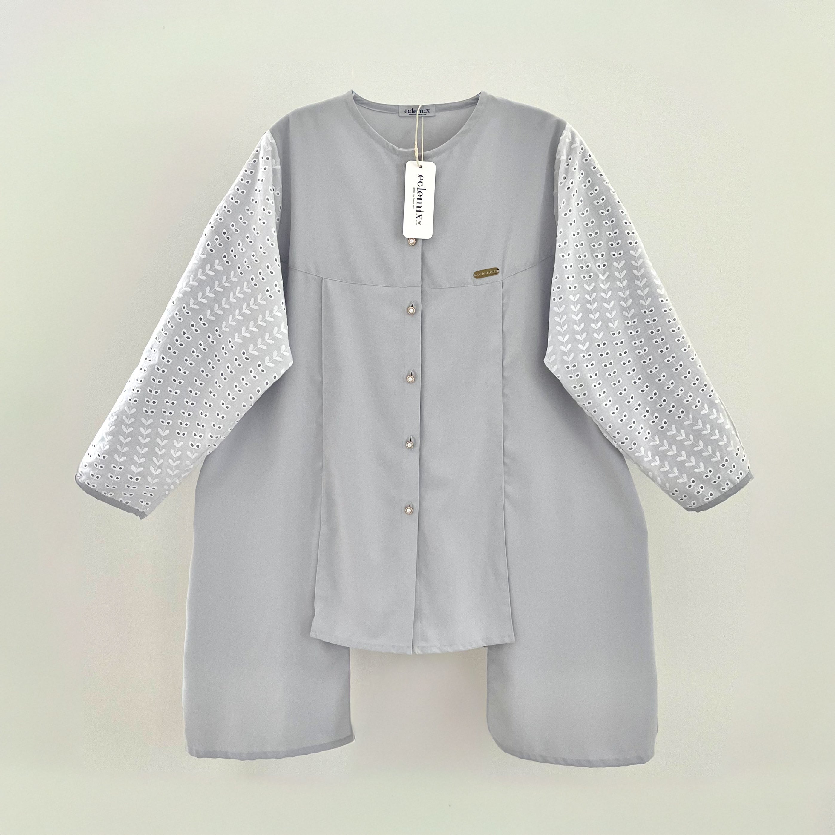 Eclemix Tunic Gyuri | Atasan Wanita Tunic Motif Polos Mix Prada
