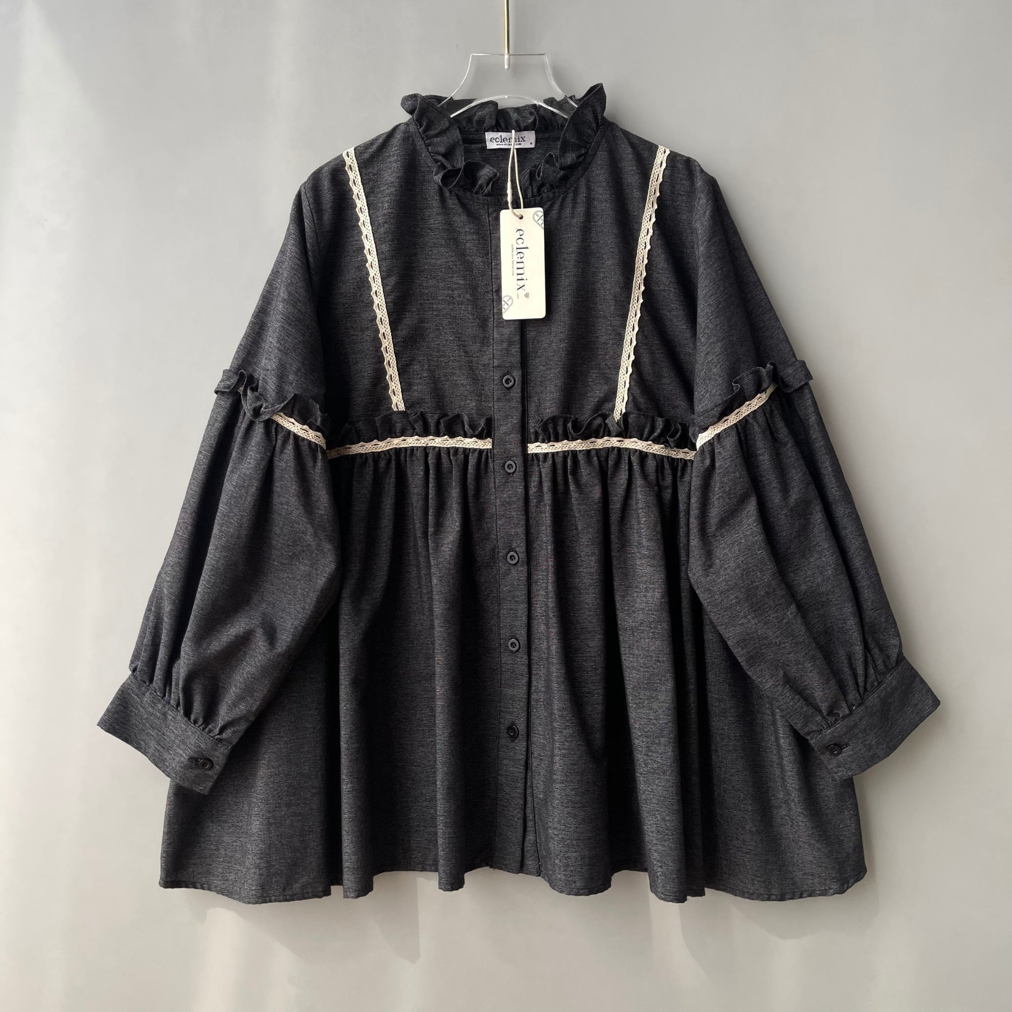 Eclemix Top Sono | Atasan Wanita Blouse Polos Casual Shirt