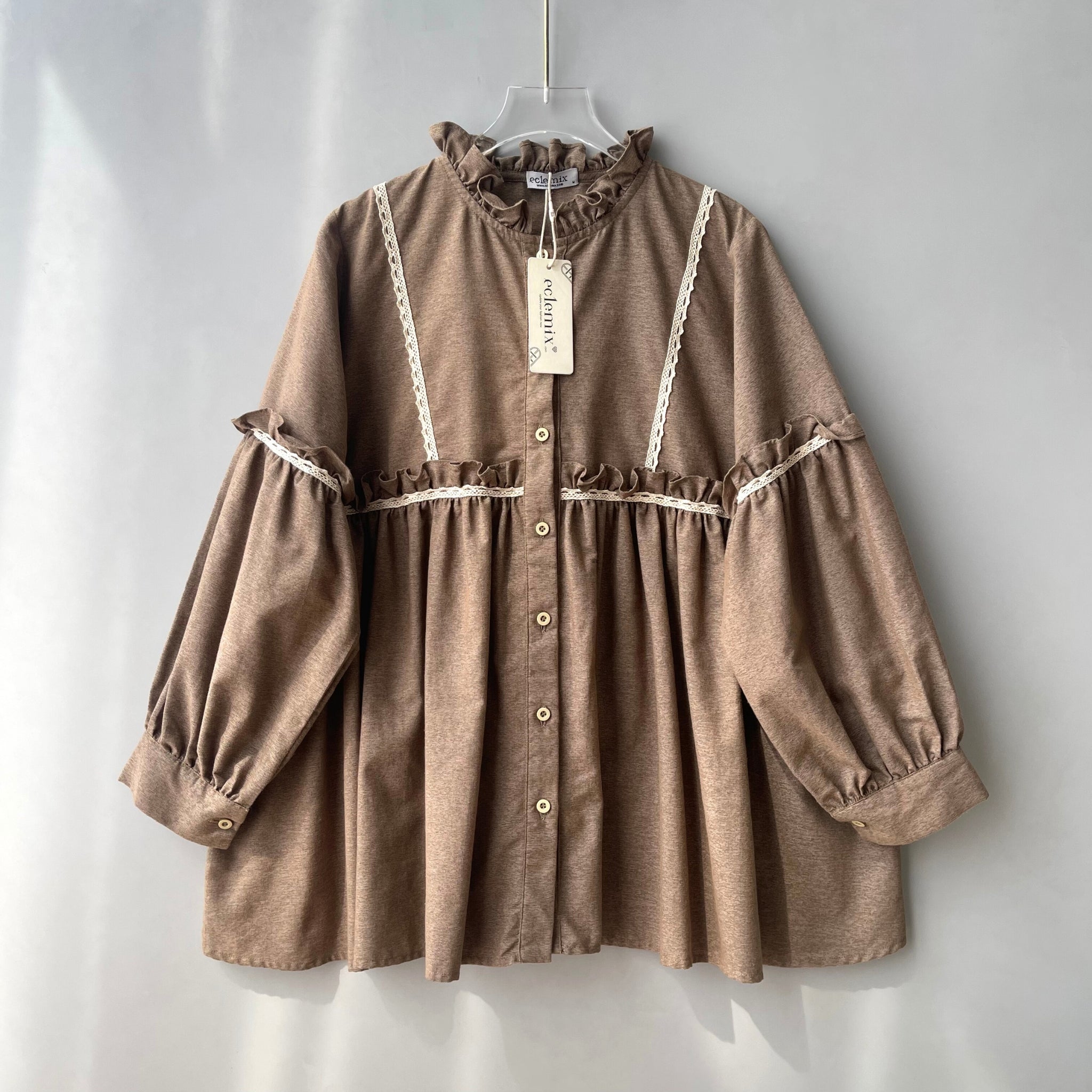 Image of Eclemix Top Sono | Atasan Wanita Blouse Polos Casual Shirt