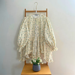 Image of Eclemix Top Hyona | Atasan Wanita Blouse Ruffle Lengan Balon