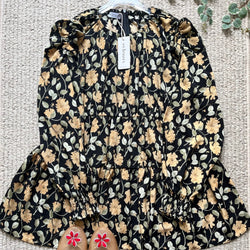 Image of Eclemix Top Euna | Baju Wanita Vintage Motif Bunga