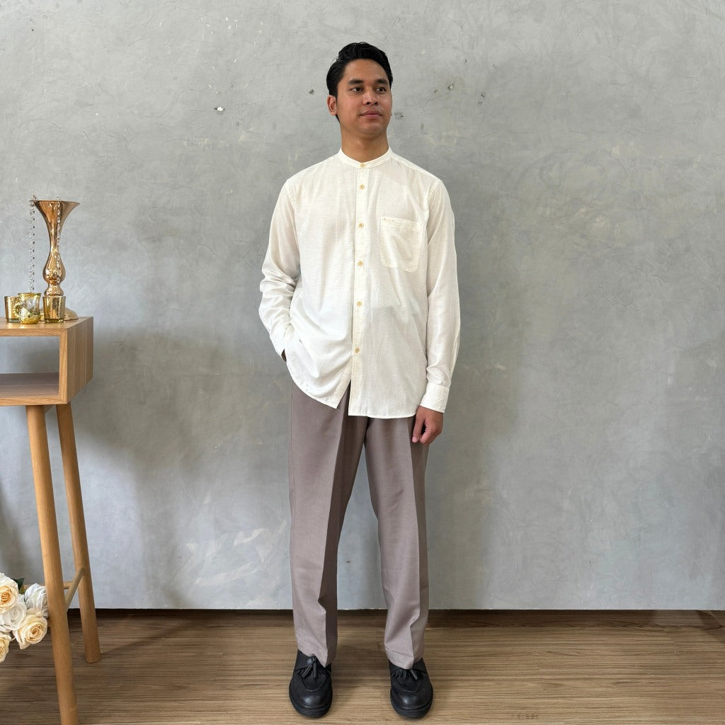 Eclemix Men Top Chico | Kemeja Koko Pria Lengan Panjang