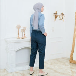 Image of Eclemix Pants Gio | Celana Panjang Baggy Wanita Strech
