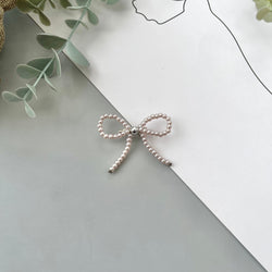 Image of Eclemix Brooch Bowknot |  Bros Mutiara Pita Coquette