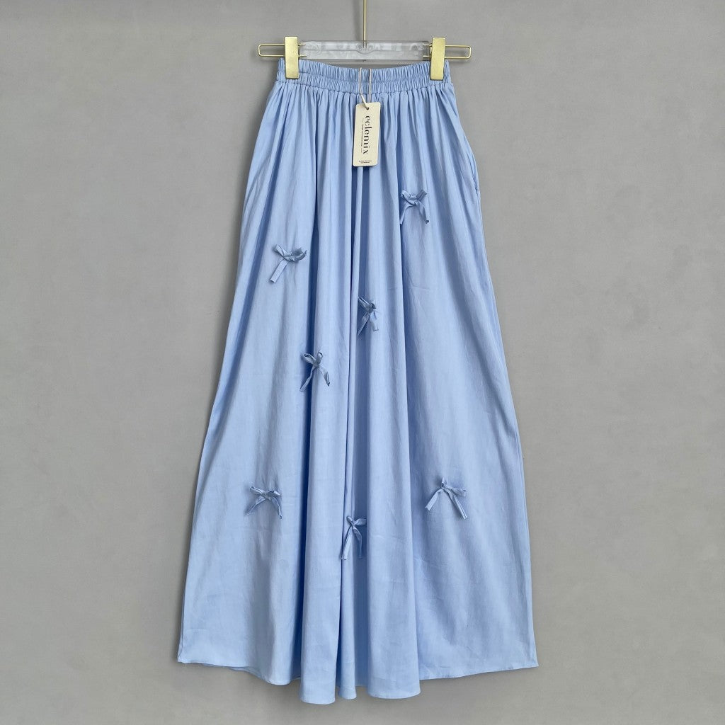 Eclemix Yuzu Skirt | Rok Wanita A Line Polos Pita Coquette | Rok Pita
