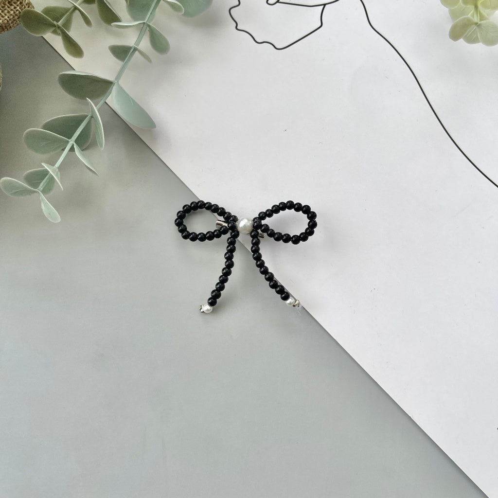 Image of Eclemix Brooch Bowknot |  Bros Mutiara Pita Coquette