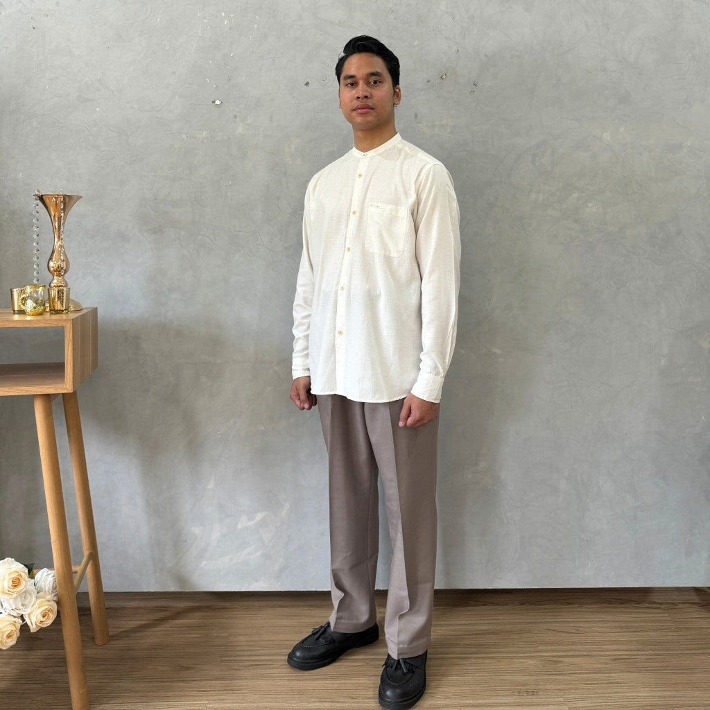 Eclemix Men Top Chico | Kemeja Koko Pria Lengan Panjang