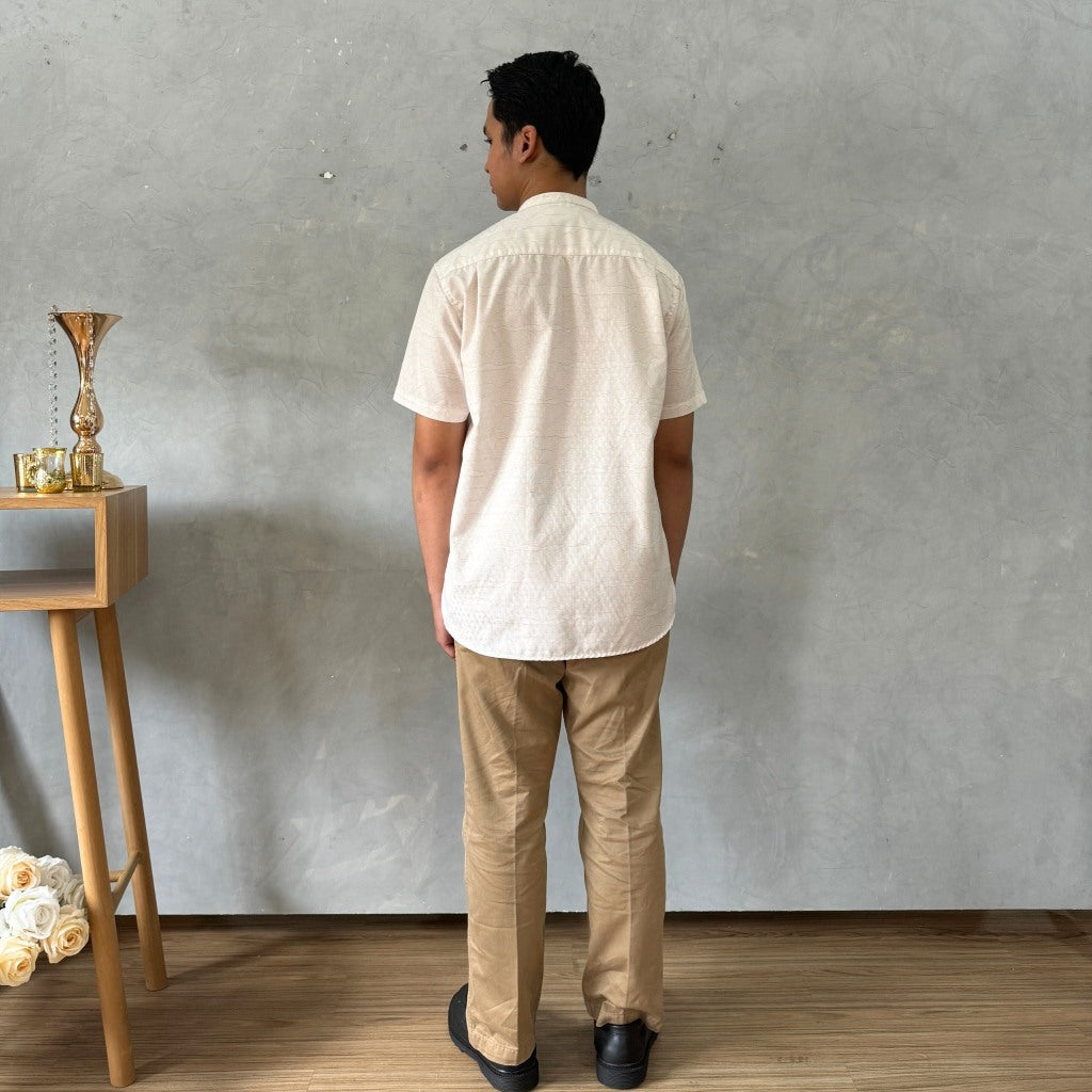 Image of Eclemix Men Top Joon | Kemeja Koko Printing Pria Lengan Pendek