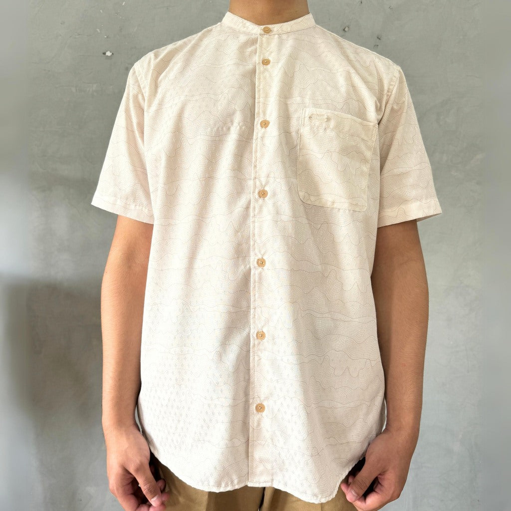 Image of Eclemix Men Top Joon | Kemeja Koko Printing Pria Lengan Pendek