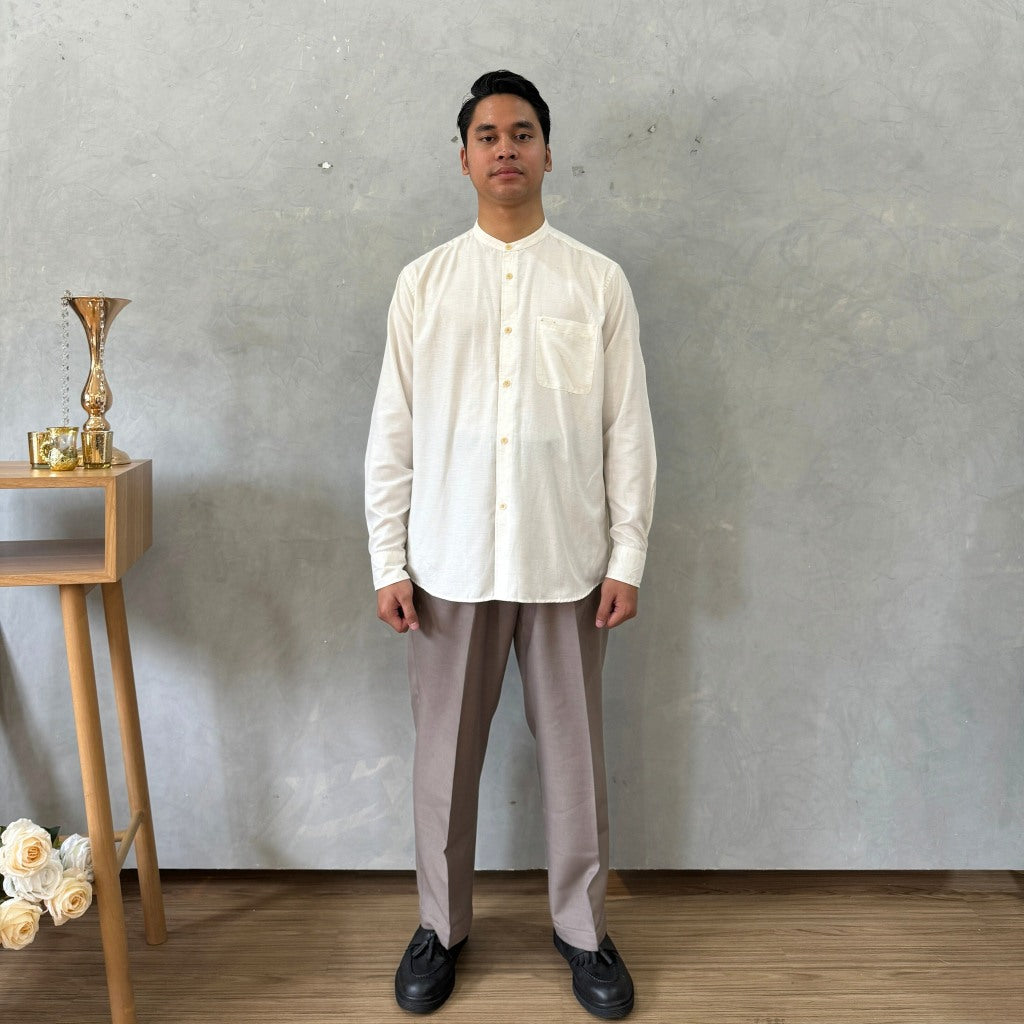Eclemix Men Top Chico | Kemeja Koko Pria Lengan Panjang
