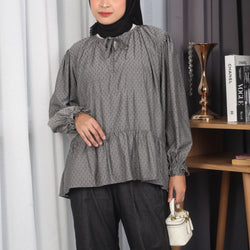 Image of Eclemix Top Raona | Atasan Wanita Blouse Tali Daily