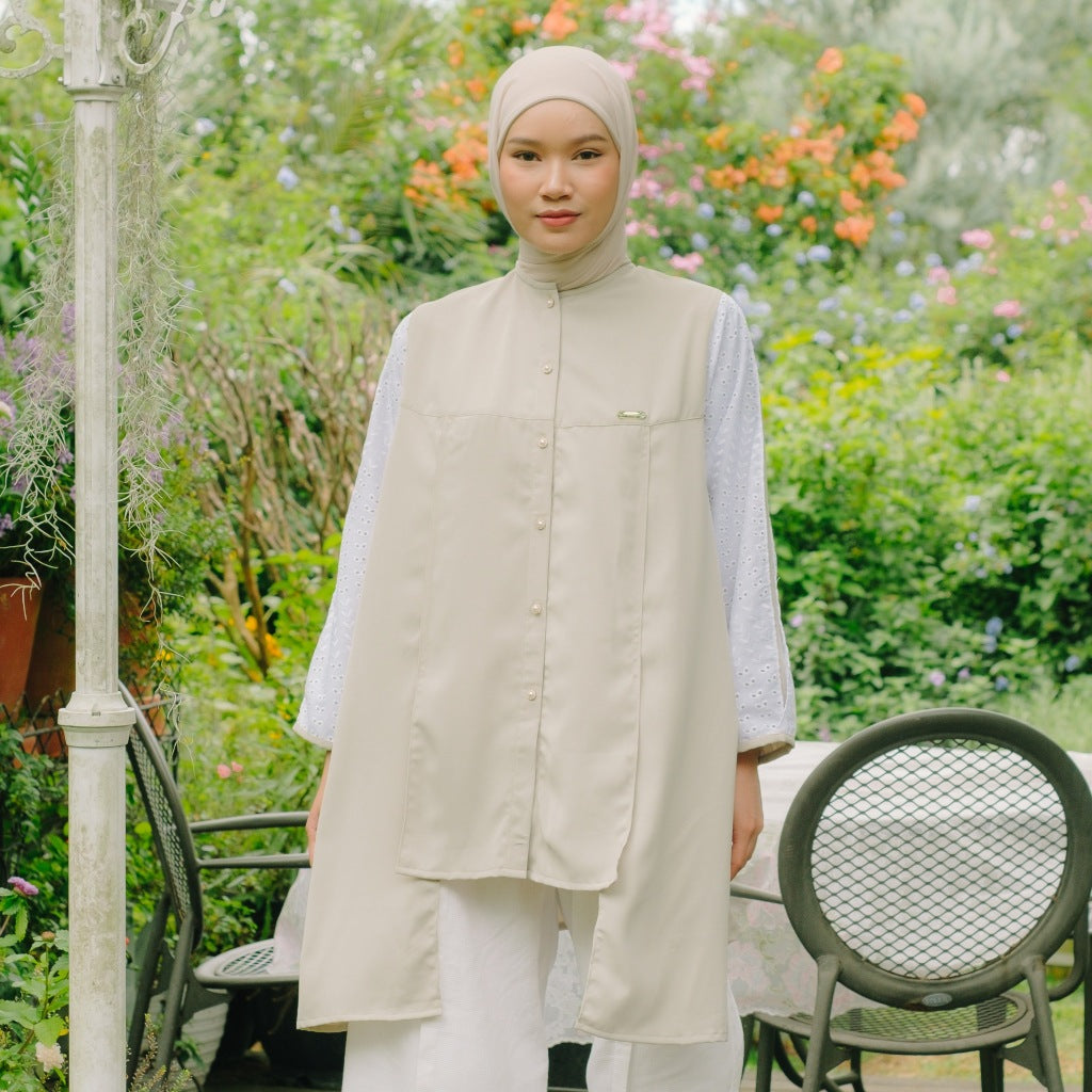 Image of Eclemix Tunic Gyuri | Atasan Wanita Tunic Motif Polos Mix Prada