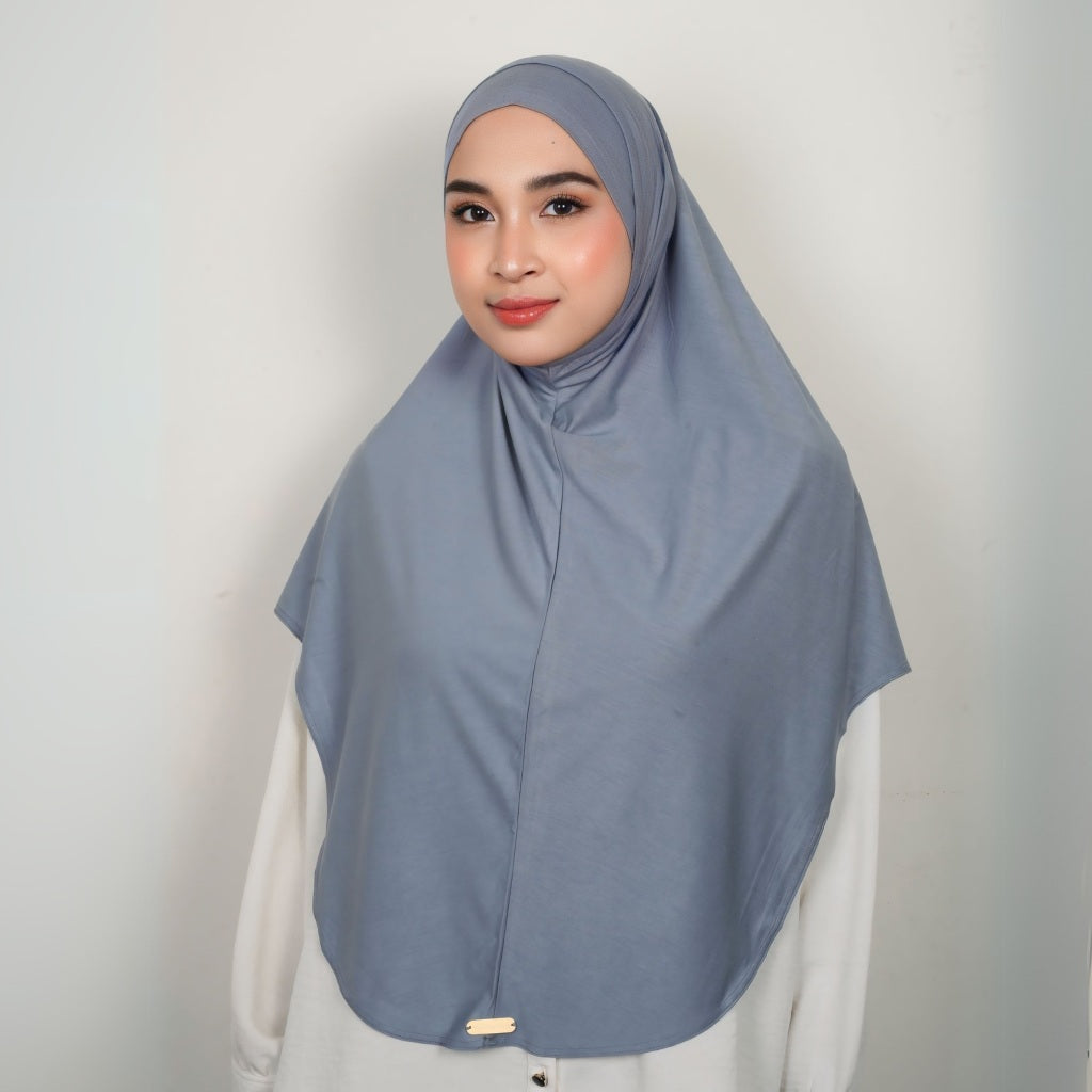 Eclemix Jia Hijab Bergo Instan Tali