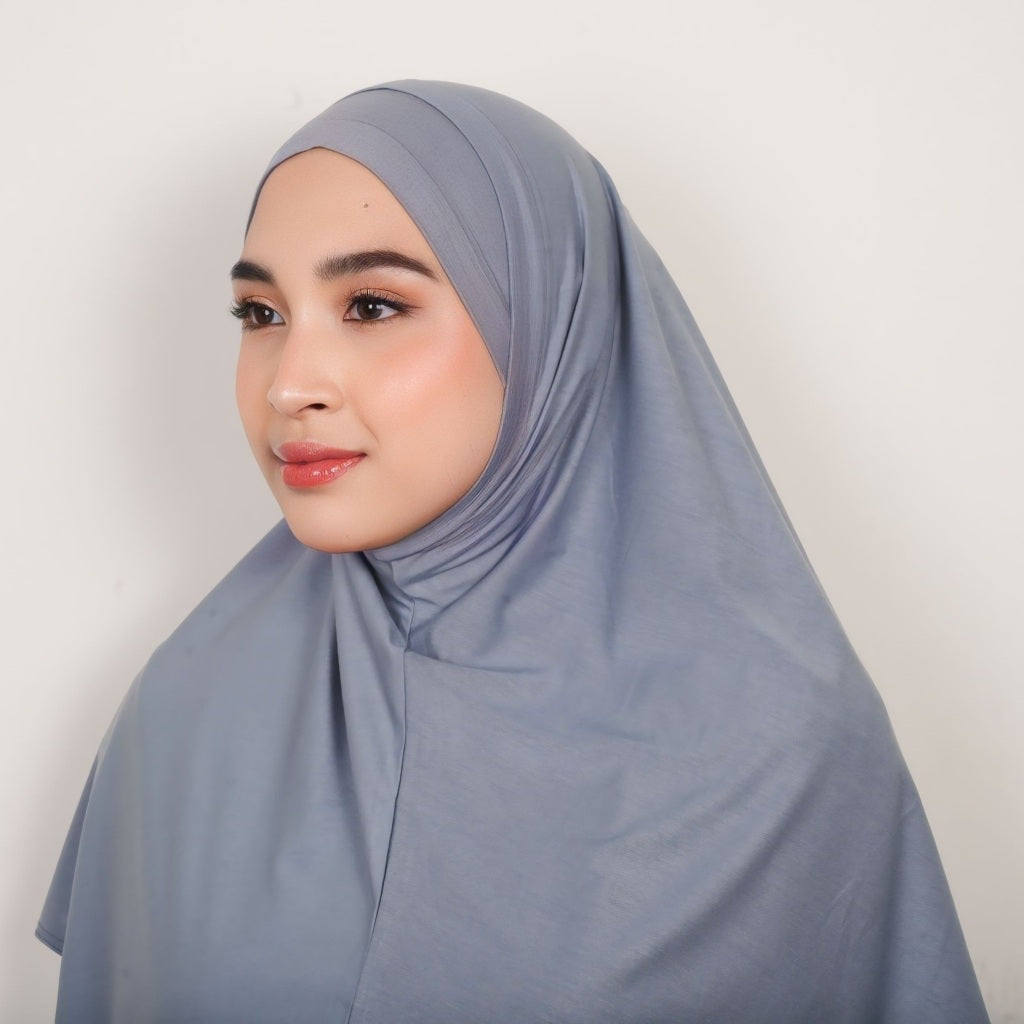 Eclemix Jia Hijab Bergo Instan Tali