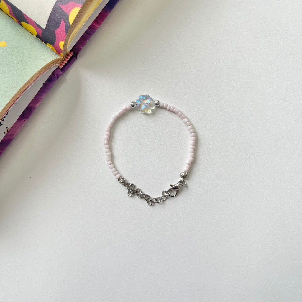 Eclemix Lucky Clover Bracelet Accessories | Manik Gelang Daun Semanggi | Four Leaf Clover Charm Bracelet