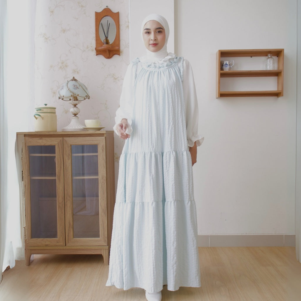 Image of Eclemix Overall Kala | Overall Wanita A Line Tali Tanpa Lengan (Inner Dijual Terpisah)