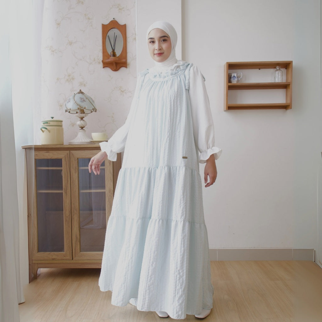 Image of Eclemix Overall Kala | Overall Wanita A Line Tali Tanpa Lengan (Inner Dijual Terpisah)