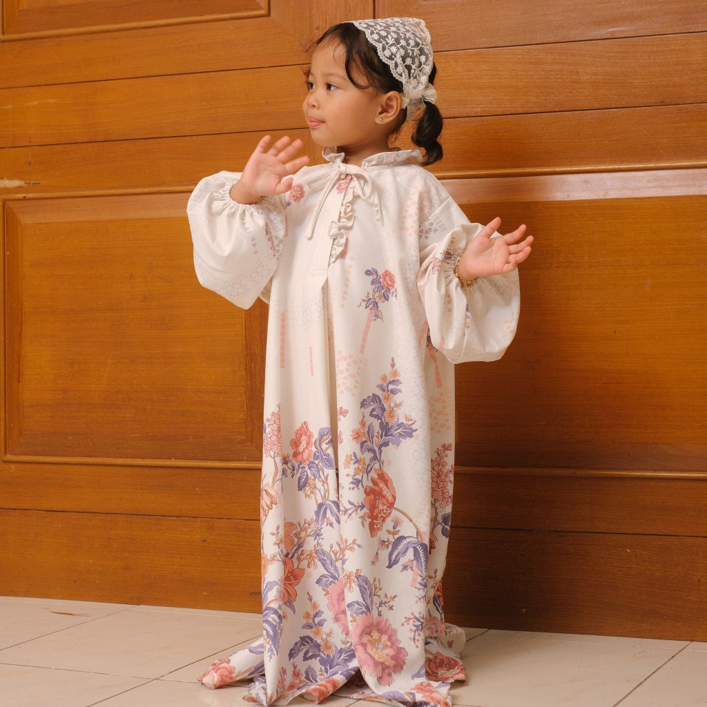 Image of Eclemix Dress Kids Yukari Exclusive Printing | Dress Anak Perempuan Motif Bunga