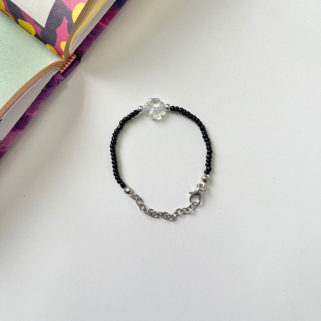 Image of Eclemix Lucky Clover Bracelet Accessories | Manik Gelang Daun Semanggi | Four Leaf Clover Charm Bracelet