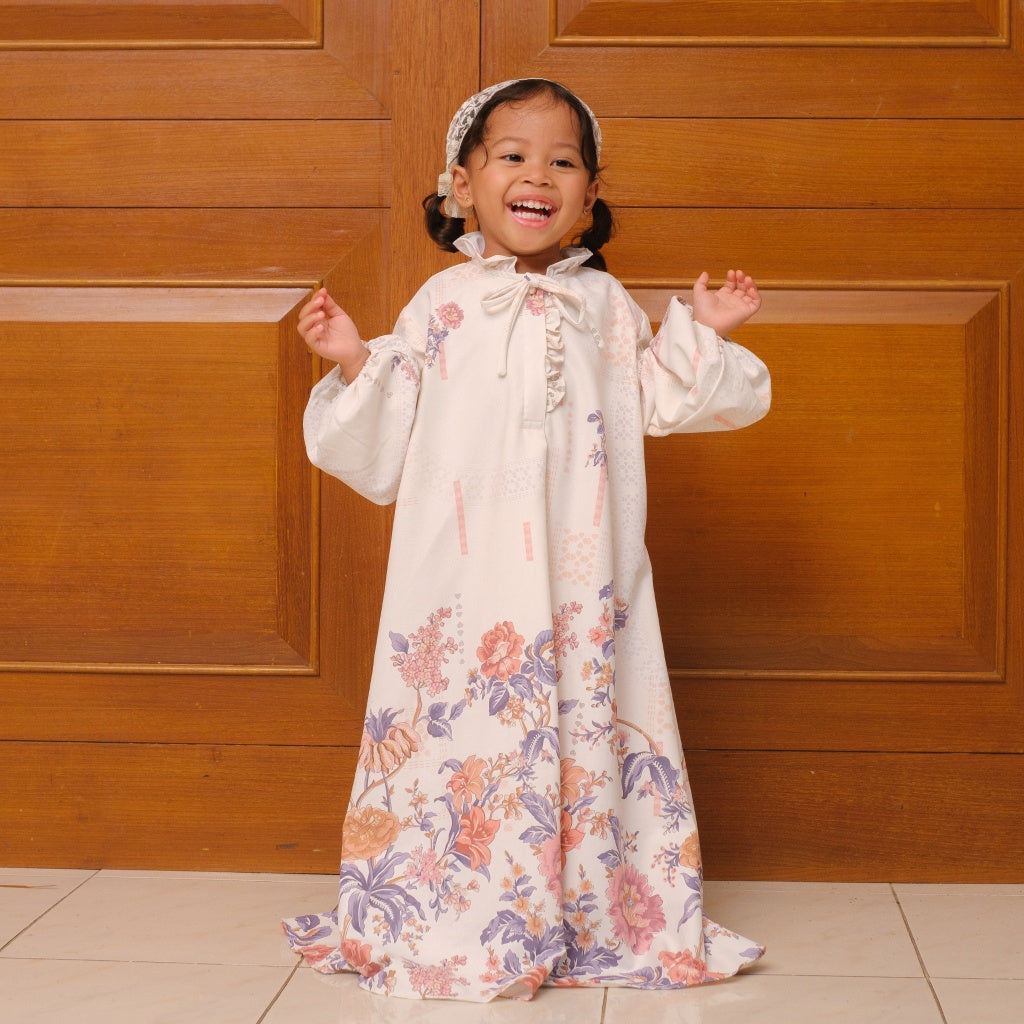 Image of Eclemix Dress Kids Yukari Exclusive Printing | Dress Anak Perempuan Motif Bunga