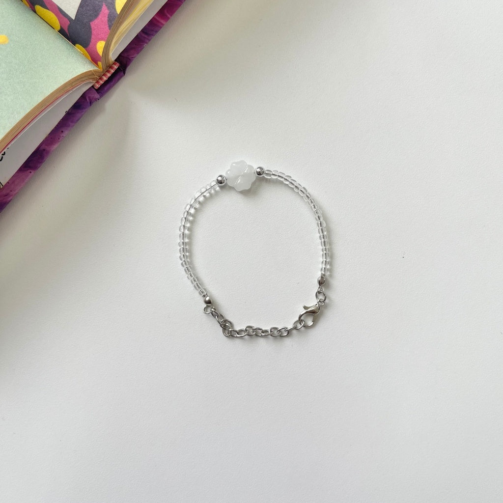Eclemix Lucky Clover Bracelet Accessories | Manik Gelang Daun Semanggi | Four Leaf Clover Charm Bracelet