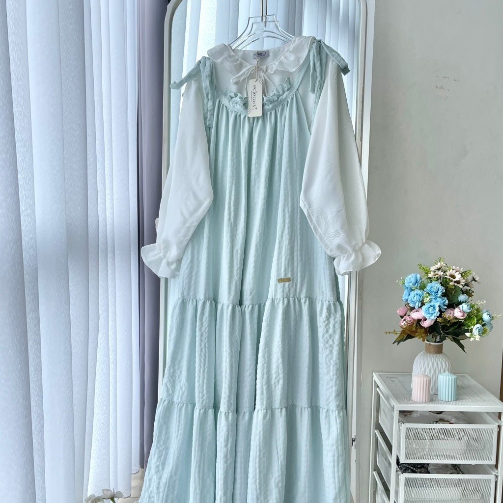 Image of Eclemix Overall Kala | Overall Wanita A Line Tali Tanpa Lengan (Inner Dijual Terpisah)