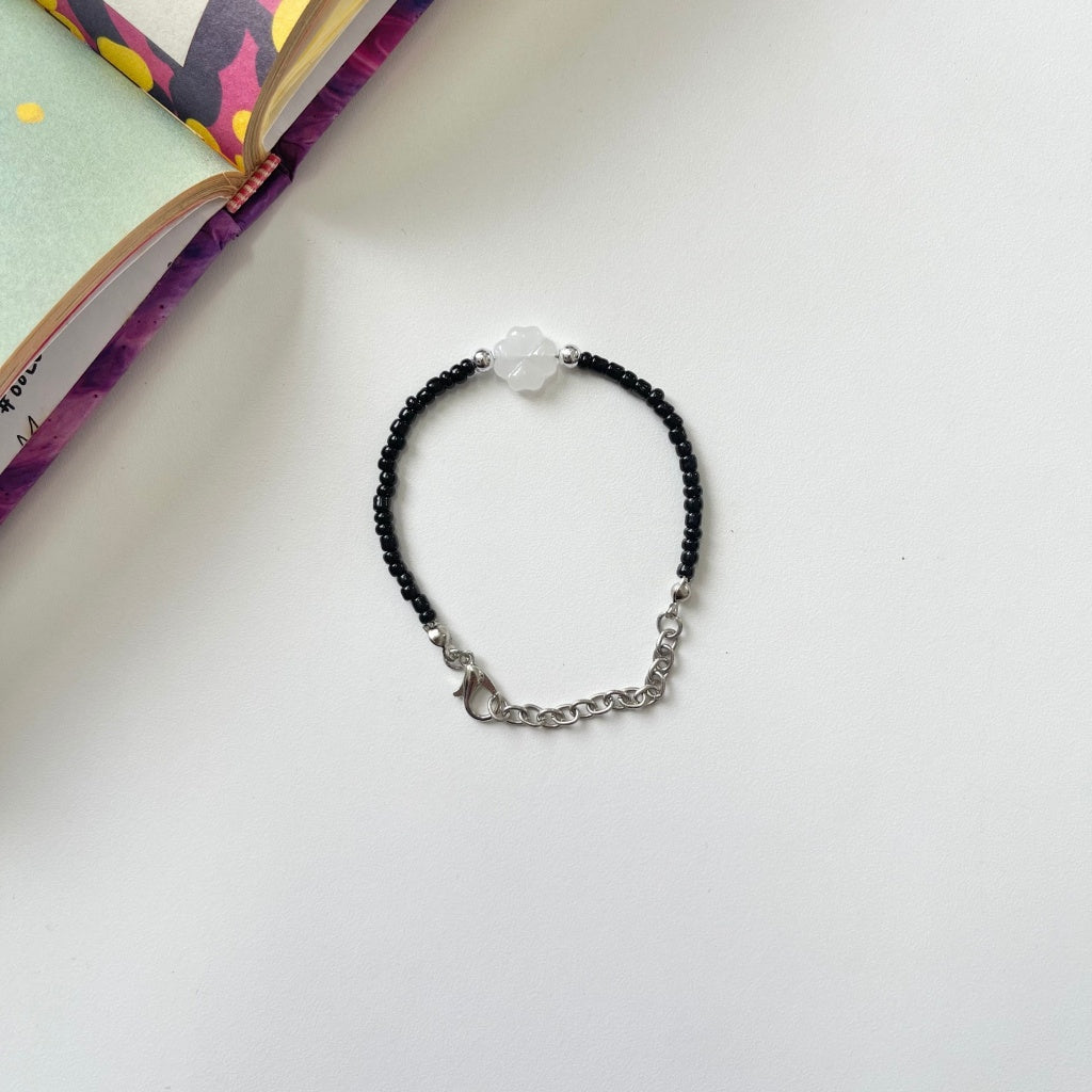 Eclemix Lucky Clover Bracelet Accessories | Manik Gelang Daun Semanggi | Four Leaf Clover Charm Bracelet