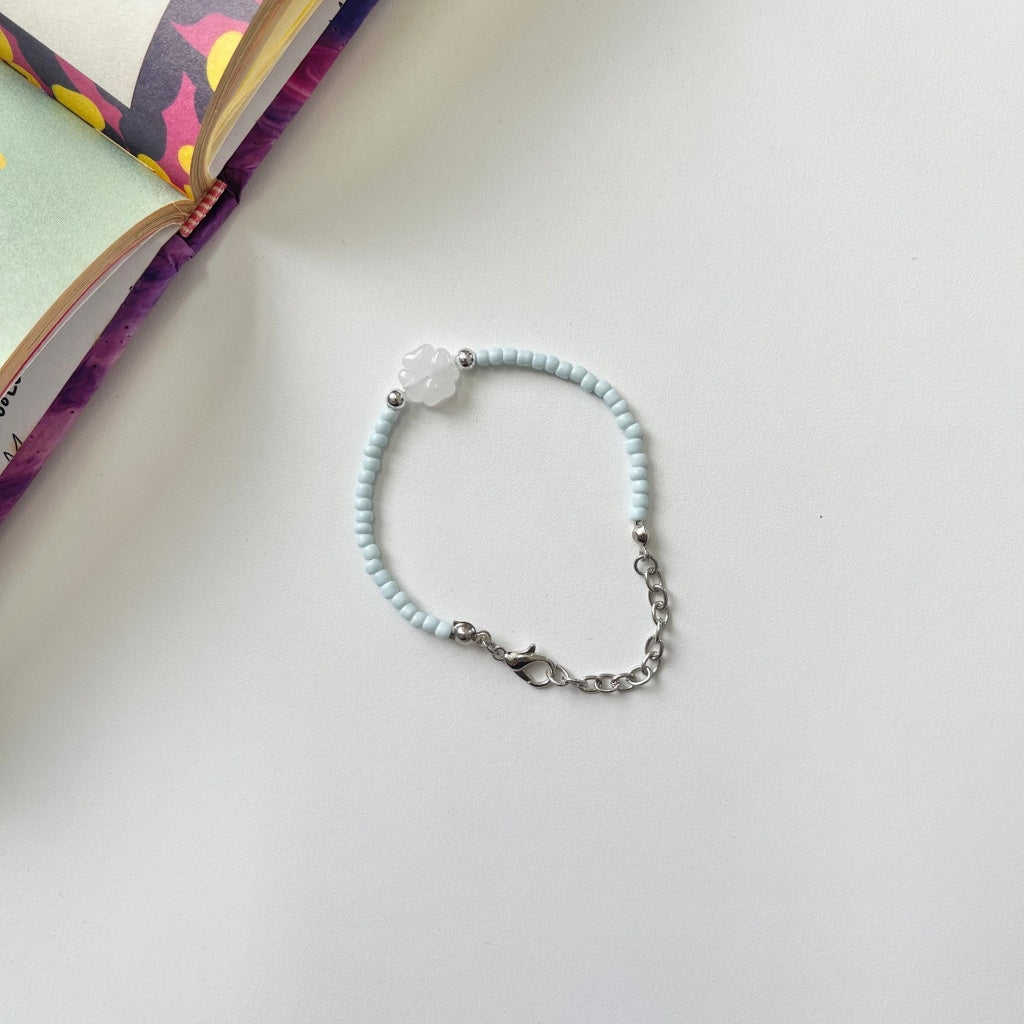 Eclemix Lucky Clover Bracelet Accessories | Manik Gelang Daun Semanggi | Four Leaf Clover Charm Bracelet