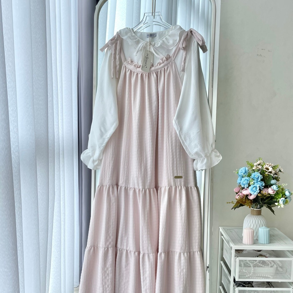 Image of Eclemix Overall Kala | Overall Wanita A Line Tali Tanpa Lengan (Inner Dijual Terpisah)