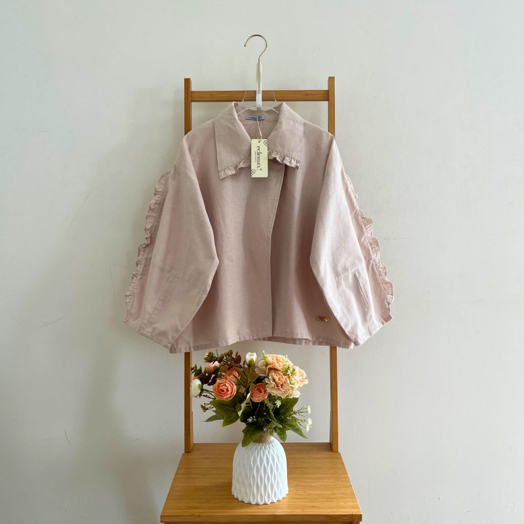 Eclemix Outer Carmen | Atasan Wanita Outer Polos Frill