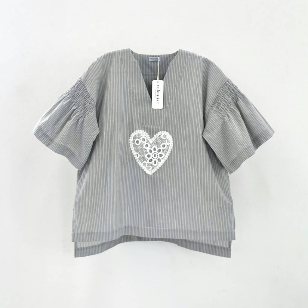 Image of Eclemix Top Hirara Stripe Outer Love