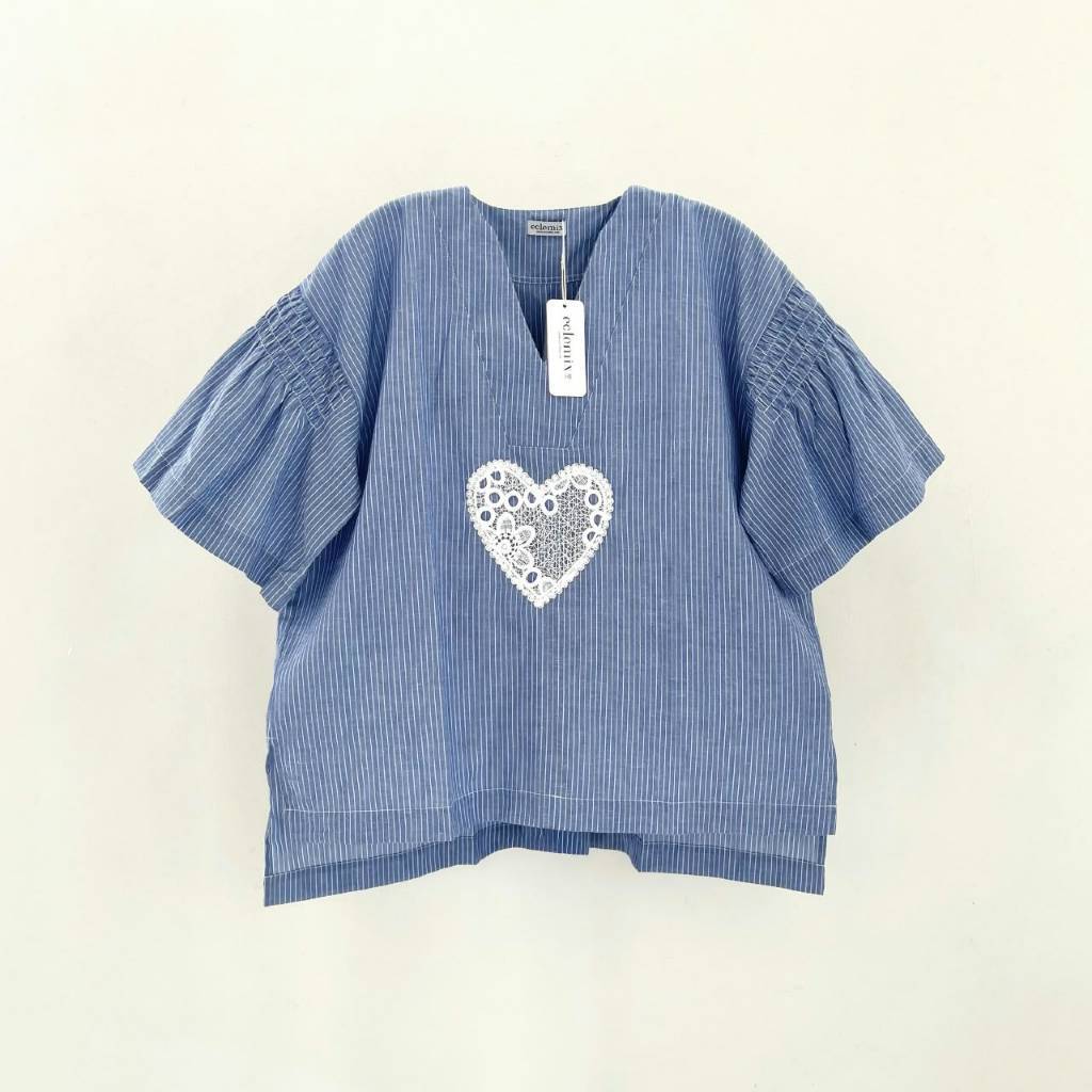 Image of Eclemix Top Hirara Stripe Outer Love