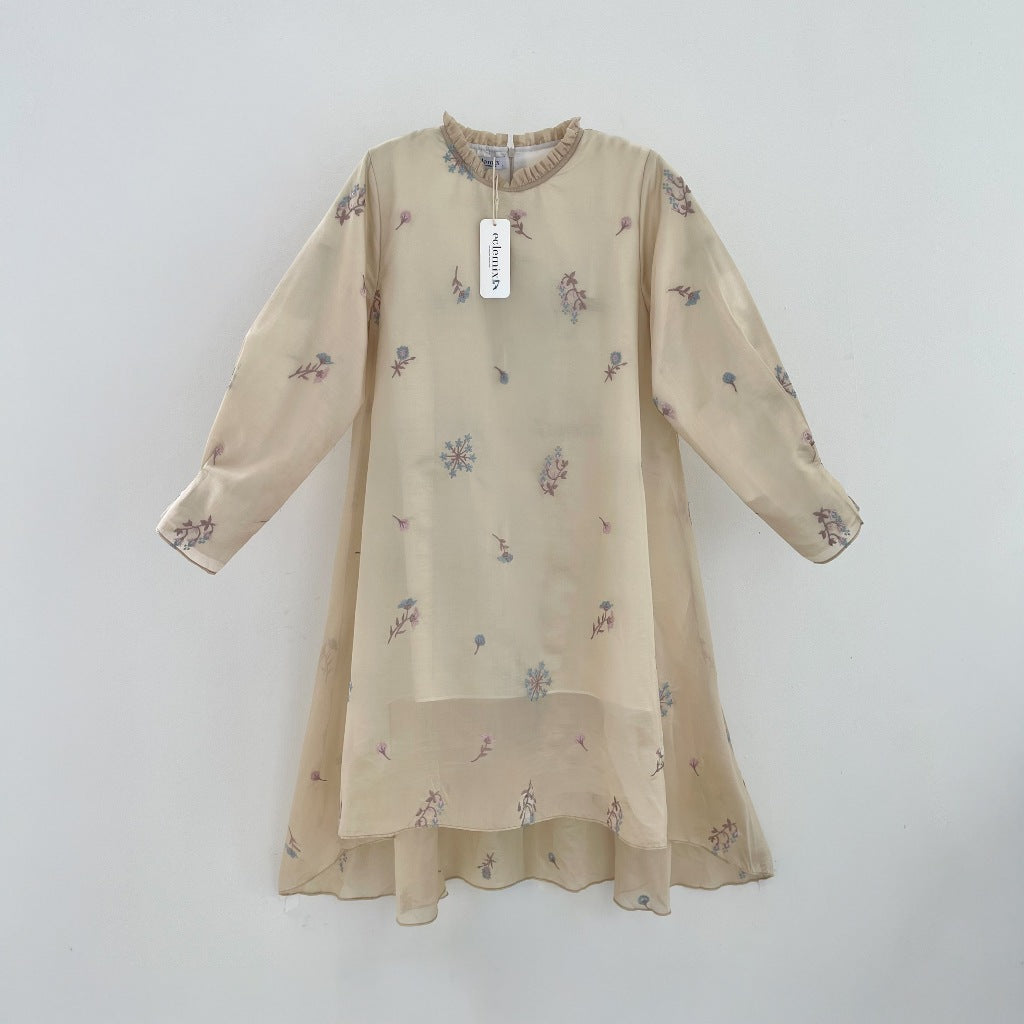 Image of Eclemix Tunic Rayyu | Atasan Wanita Motif Flower | Raya Collection