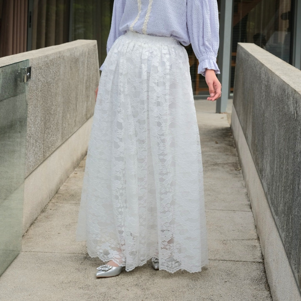 Image of Eclemix Skirt Sora | Rok Wanita Brokat A-Line