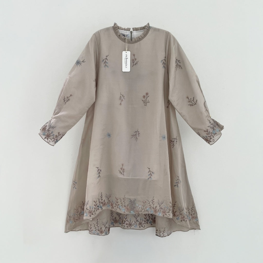 Image of Eclemix Tunic Rayyu | Atasan Wanita Motif Flower | Raya Collection