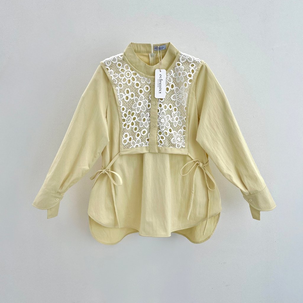 Image of Eclemix Blouse Wanita Lace | Top Semie | Atasan Elegant