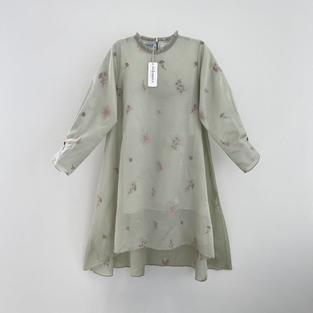 Image of Eclemix Tunic Rayyu | Atasan Wanita Motif Flower | Raya Collection