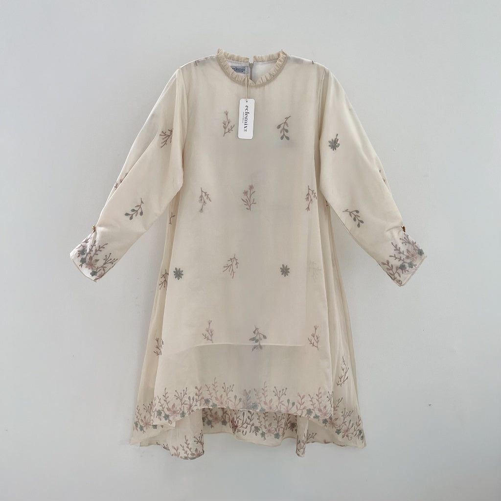 Image of Eclemix Tunic Rayyu | Atasan Wanita Motif Flower | Raya Collection