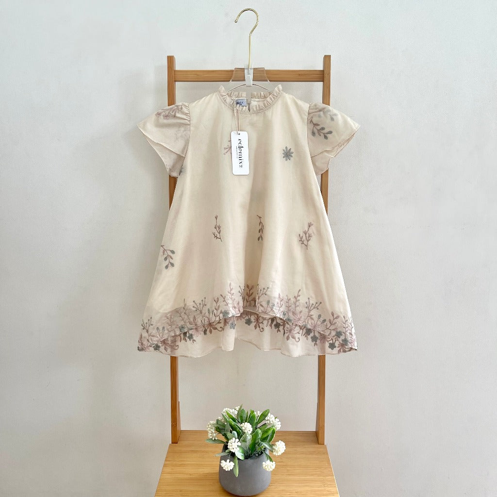 Image of Eclemix Tunic Kids Rayyu | Atasan Anak Perempuan Motif Flower | Raya Collection