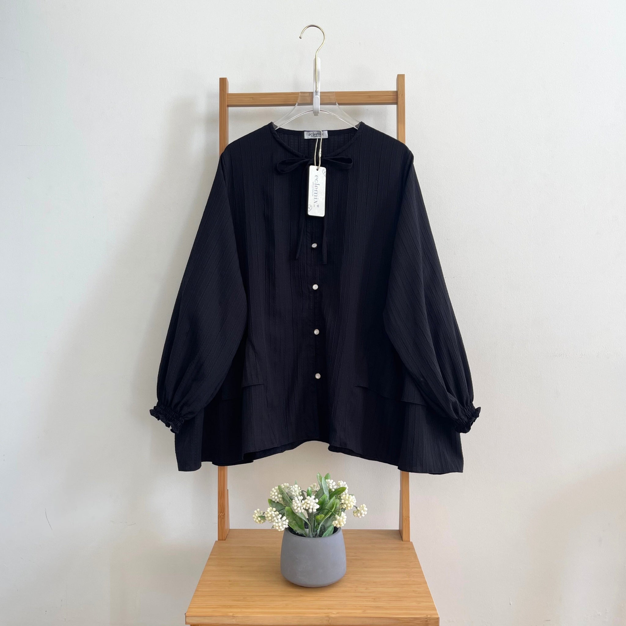 Eclemix Top Mika | Atasan Wanita Blouse Polos Tali
