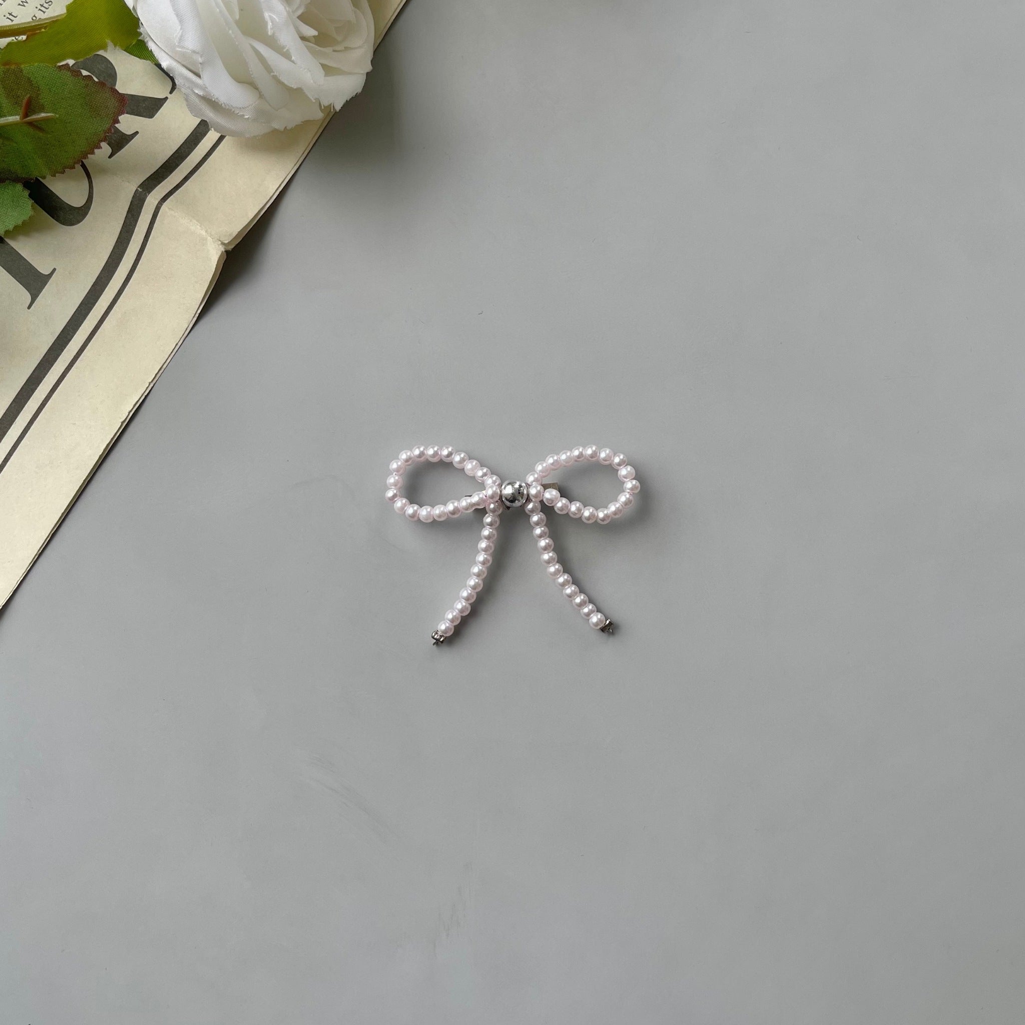Image of Eclemix Brooch Bowknot |  Bros Mutiara Pita Coquette