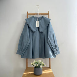 Image of Eclemix Top Numa | Atasan Wanita Blouse Kerah Tumpuk