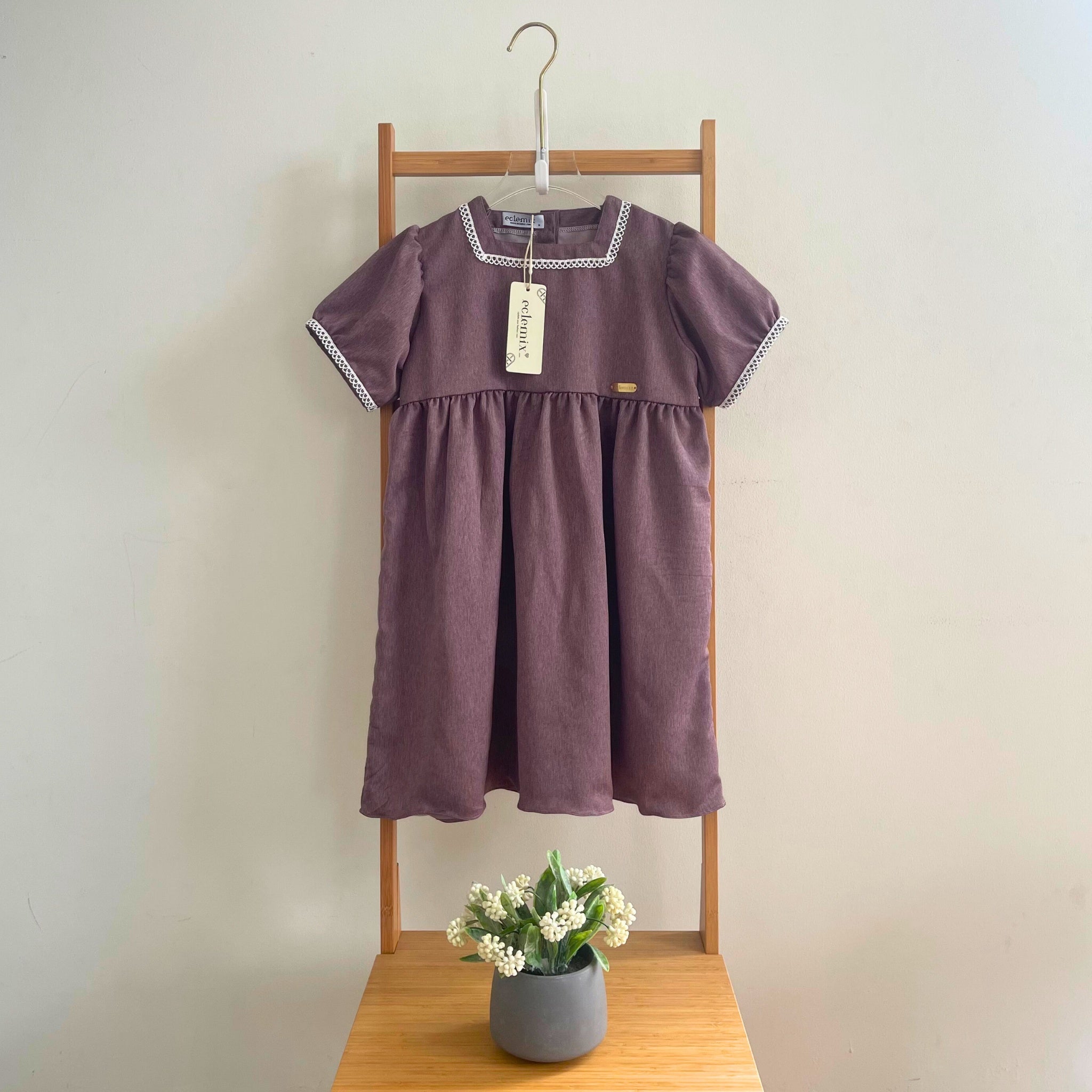 Image of Eclemix One Set Osha | Setelan Wanita Blouse Baby Doll Resleting Depan | Rok Wanita Polos A-line