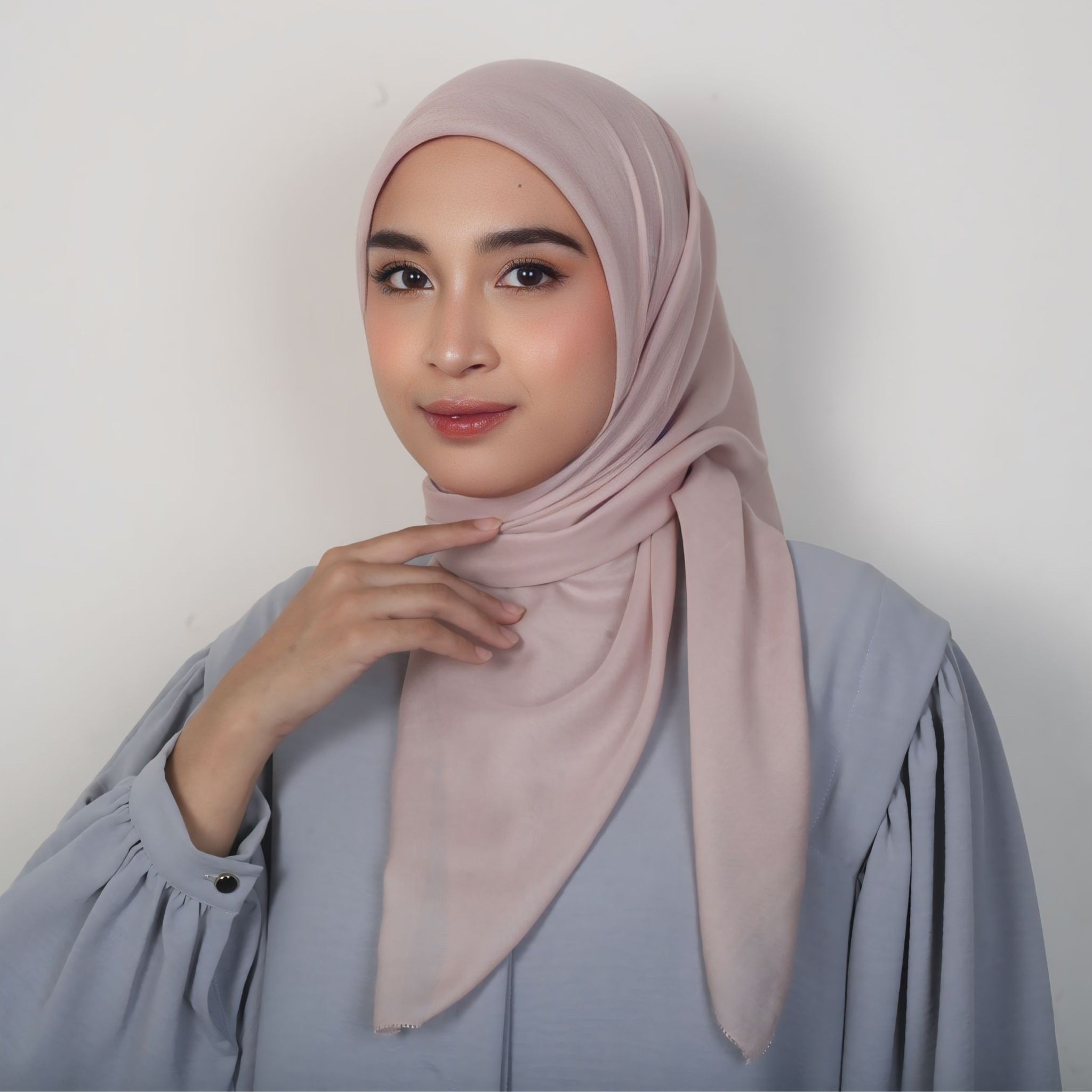 Eclemix Ara Plain Hijab | Hijab Polos Segiempat Paris Premium
