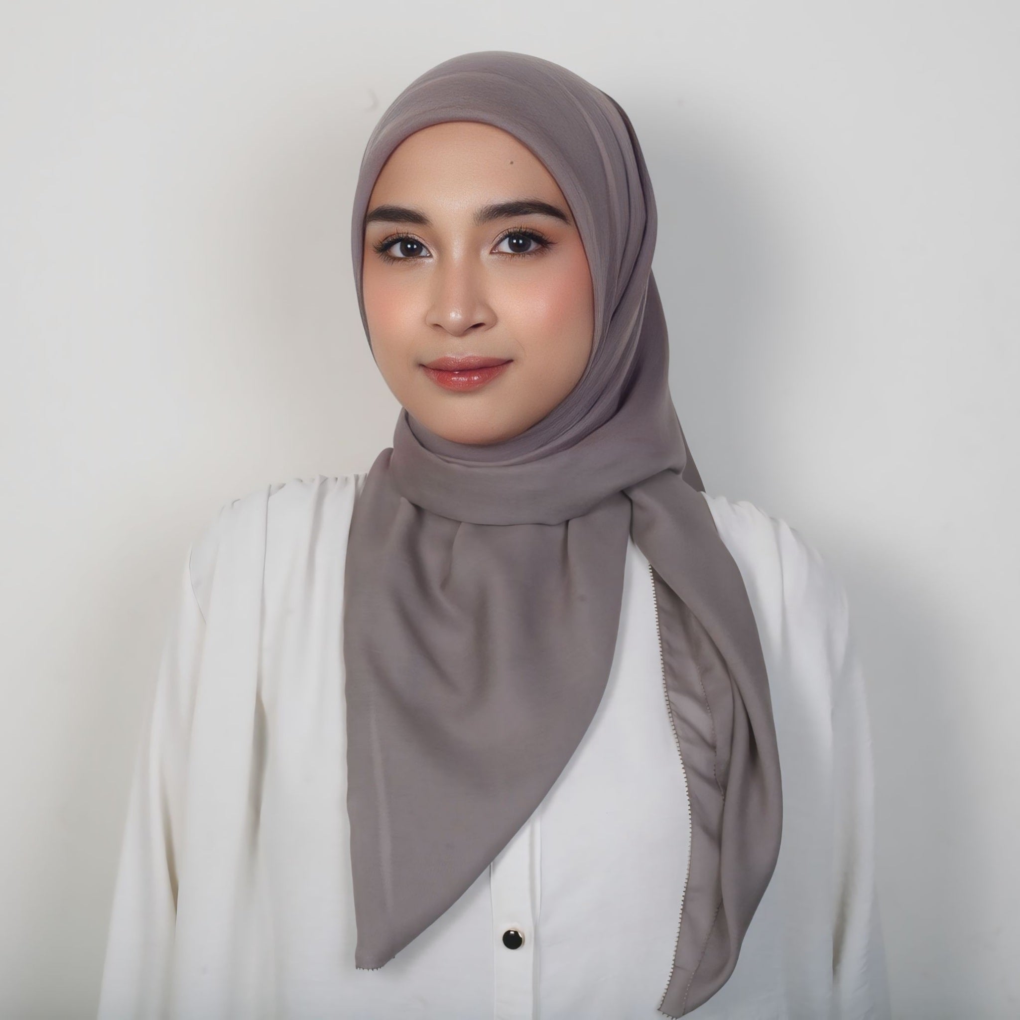 Eclemix Ara Plain Hijab | Hijab Polos Segiempat Paris Premium
