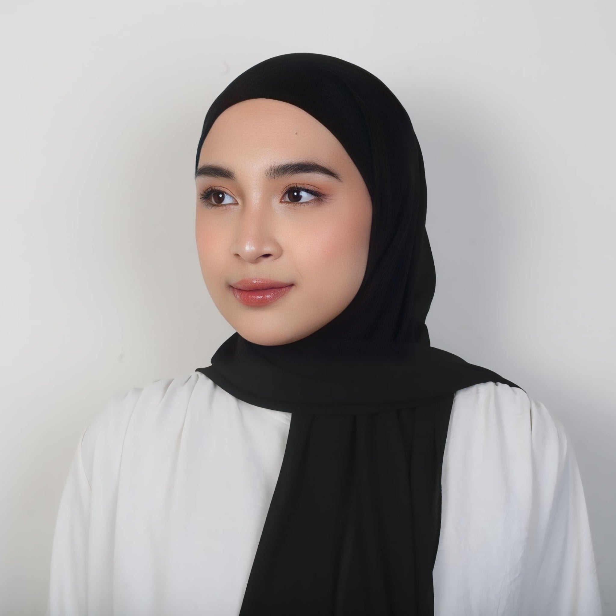 Image of Eclemix Rui Hijab Pashmina Inner Oval Polos