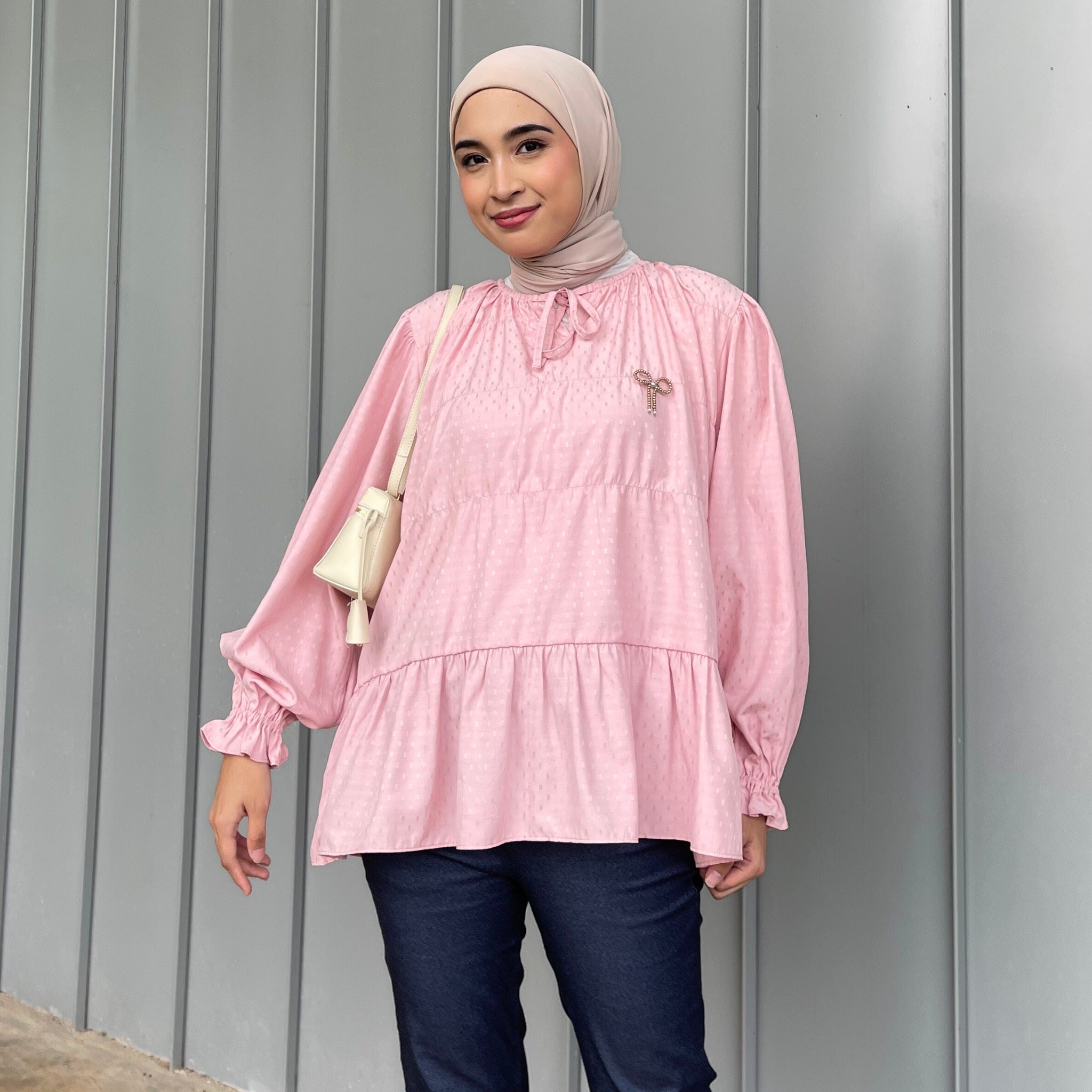 Image of Eclemix Top Raona | Atasan Wanita Blouse Tali Daily