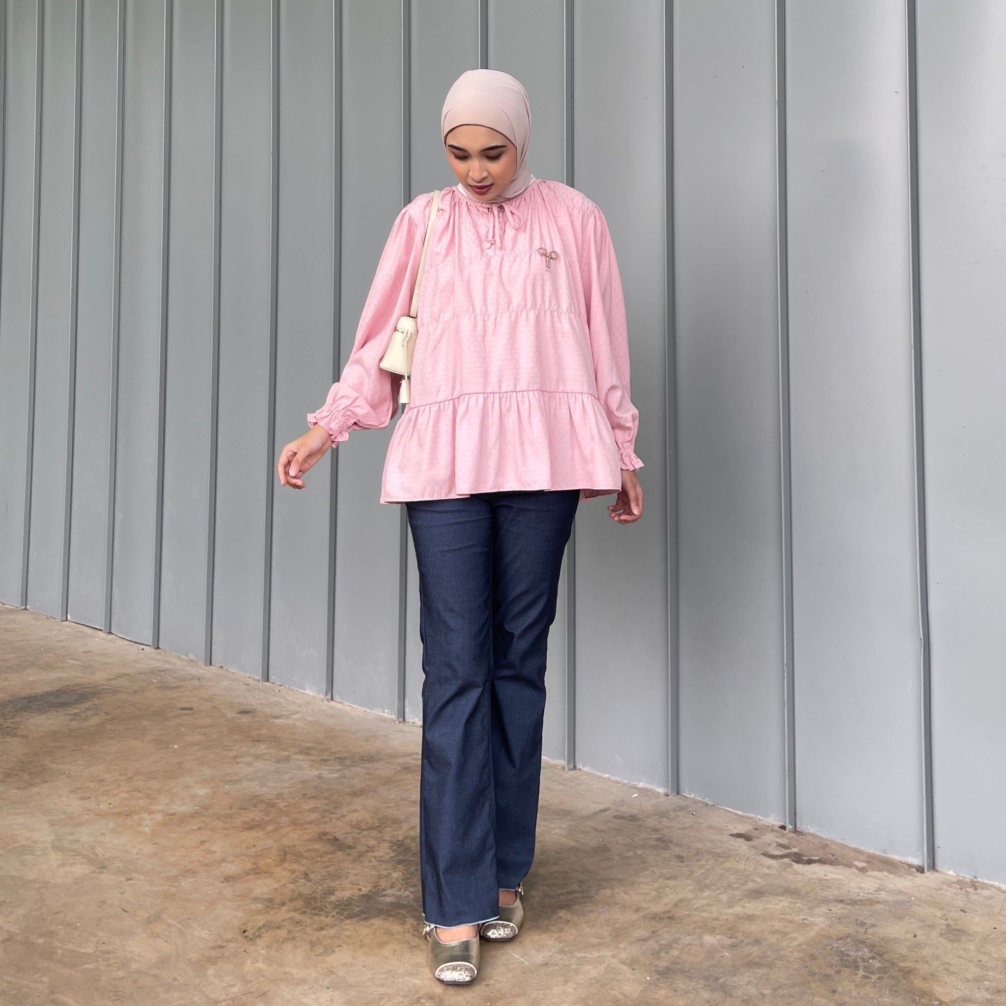 Eclemix Top Raona | Atasan Wanita Blouse Tali Daily