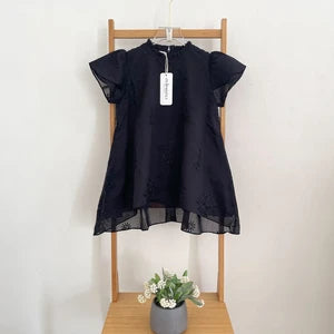 Image of Eclemix Tunic Kids Rayyu | Atasan Anak Perempuan Motif Flower | Kondangan & Pesta
